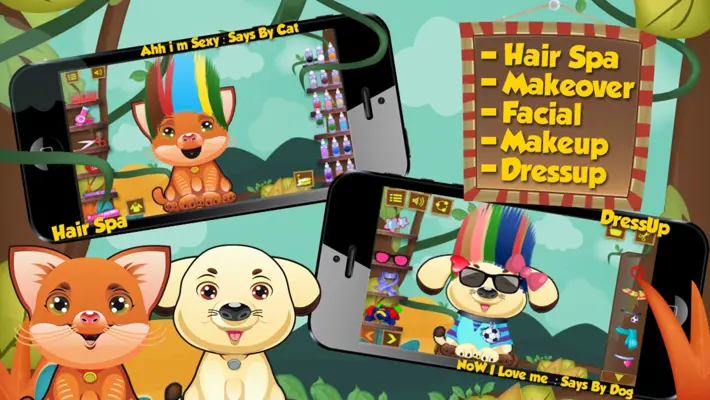 Animal Hair Salon android App screenshot 3